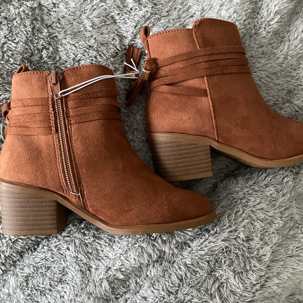 NEW Sugar brown booties toddler girls size 12